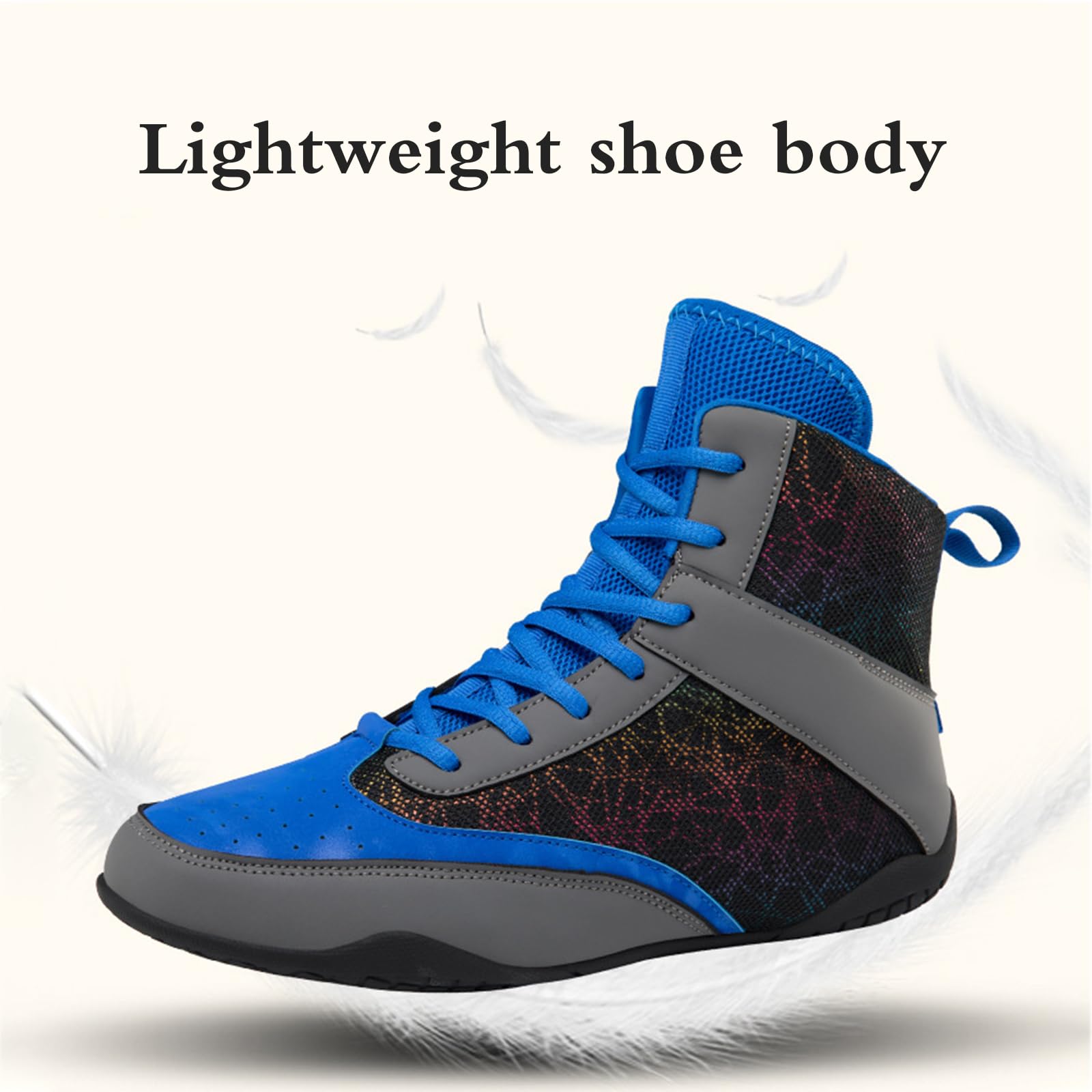 Scarpe Da Bodybuilding E Boxe Uomo - Leggere, Traspiranti E Flessibili Per Allenamento - Foto 3