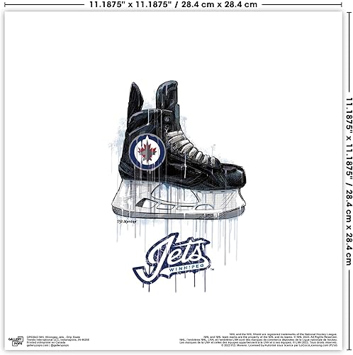 Miniatura 6 de Trends International Gallery Pops NHL Winnipeg Jets - Póster de pared de patín de goteo, 12.00 x 12.00 pulgadas, versión sin marco