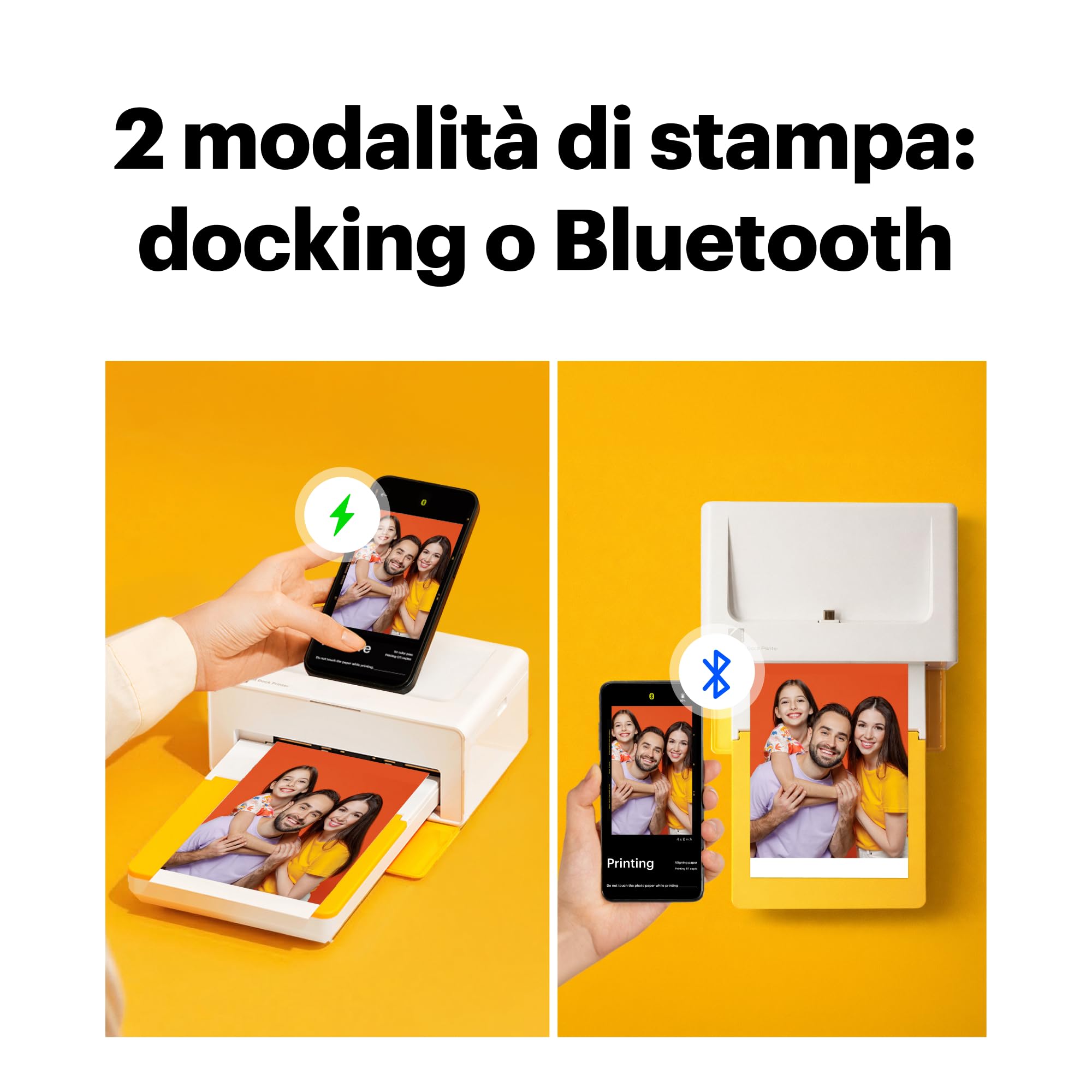 Stampante Fotocoloristica Portatile Kodak Dock Plus PD460 40 Paesi - Dettaglio