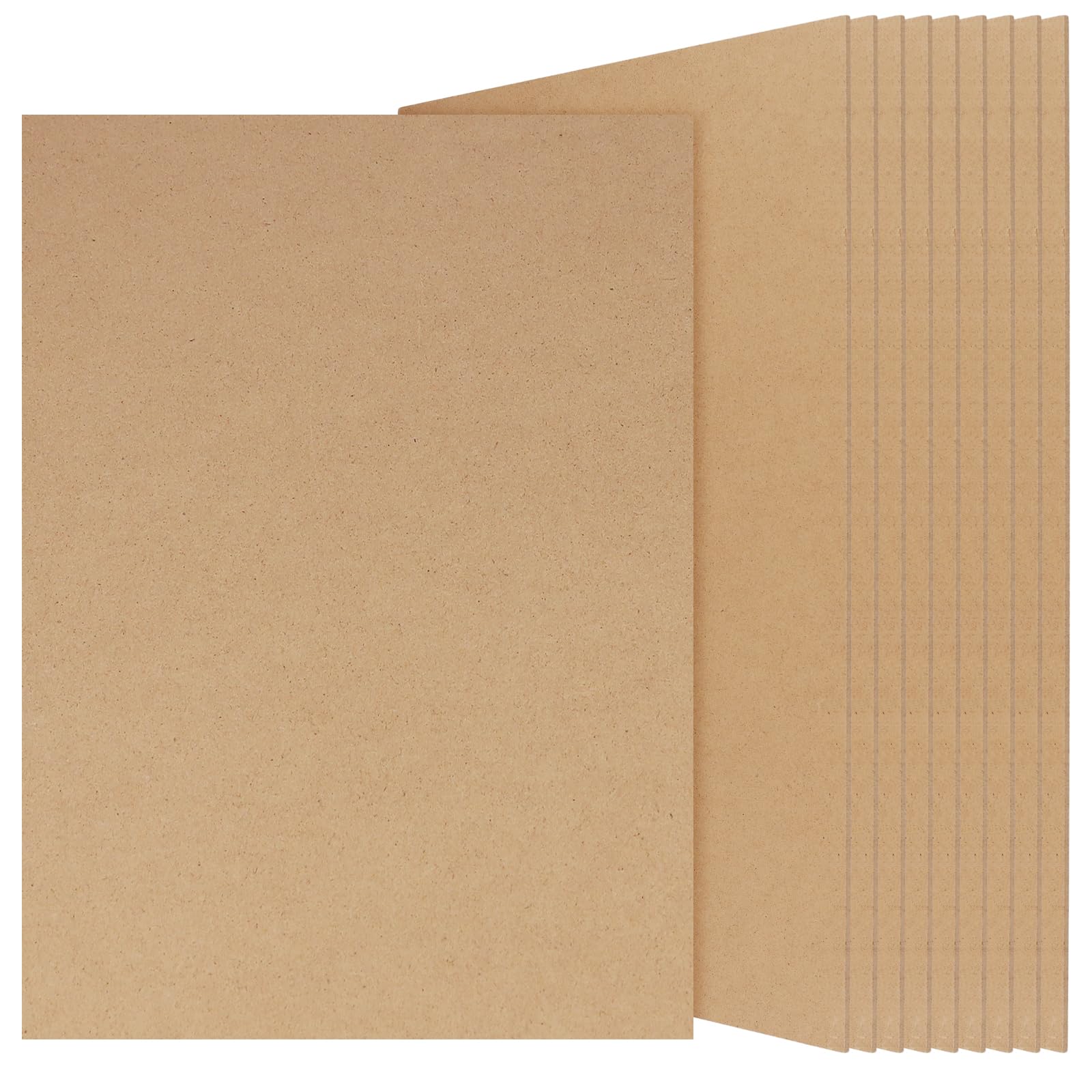 HONYUET 10 Pcs Large A3 MDF Wood Boards, 2mm Medium Density Fibreboard Sheets for Engraving, Painting, Modelling, 42 x 32cm