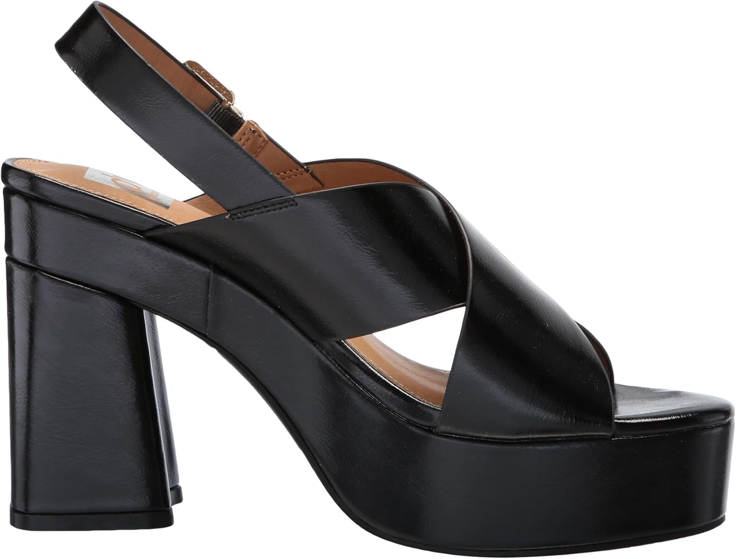 DV Dolce Vita Wentz Sandal, Black Shiny, 9.5 - Image 6