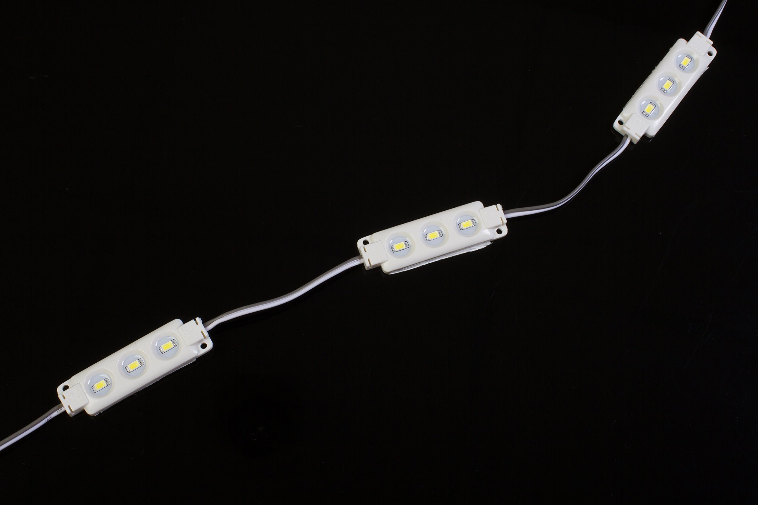 20ft Storefront Super Bright Pure White LED Light 5630 Series with UL 12v 3A Power Driver