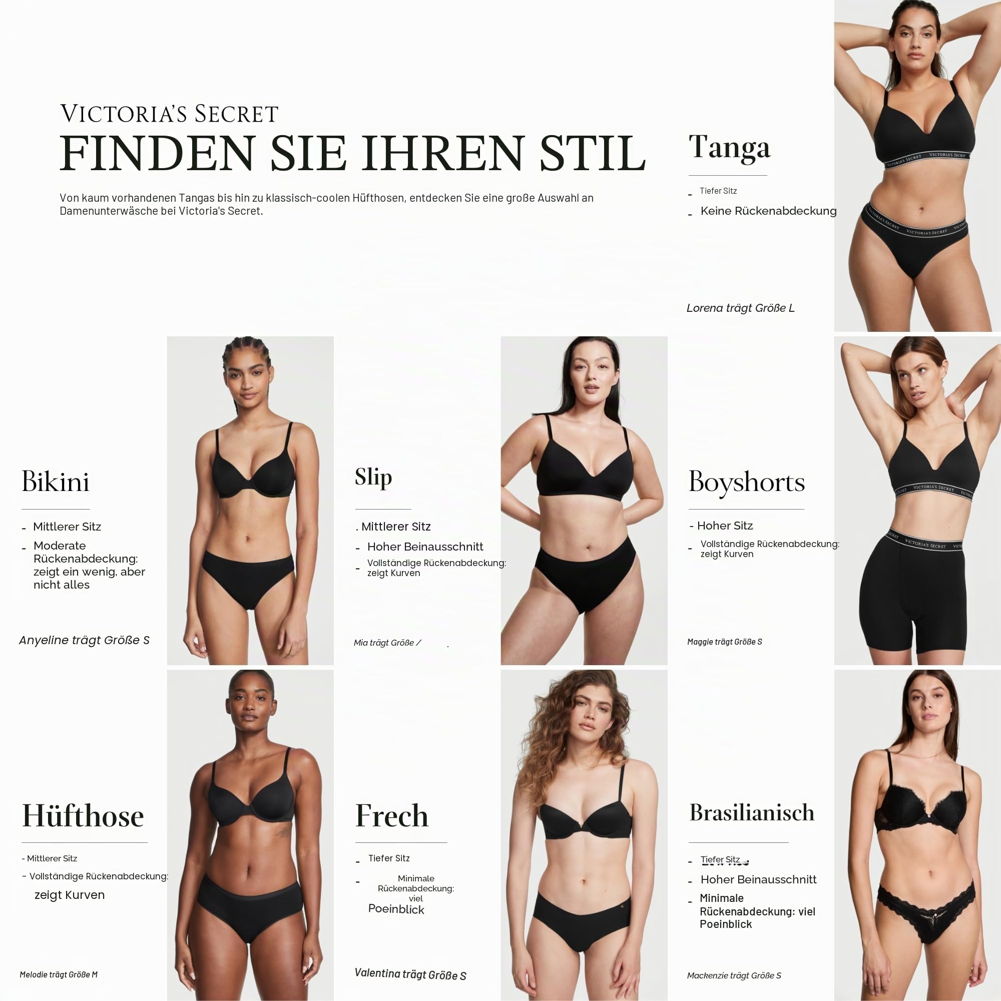 Victoria's Secret Nahtlose freche Unterwäsche, Essential Mix, 7er-Pack (XS-XXL)