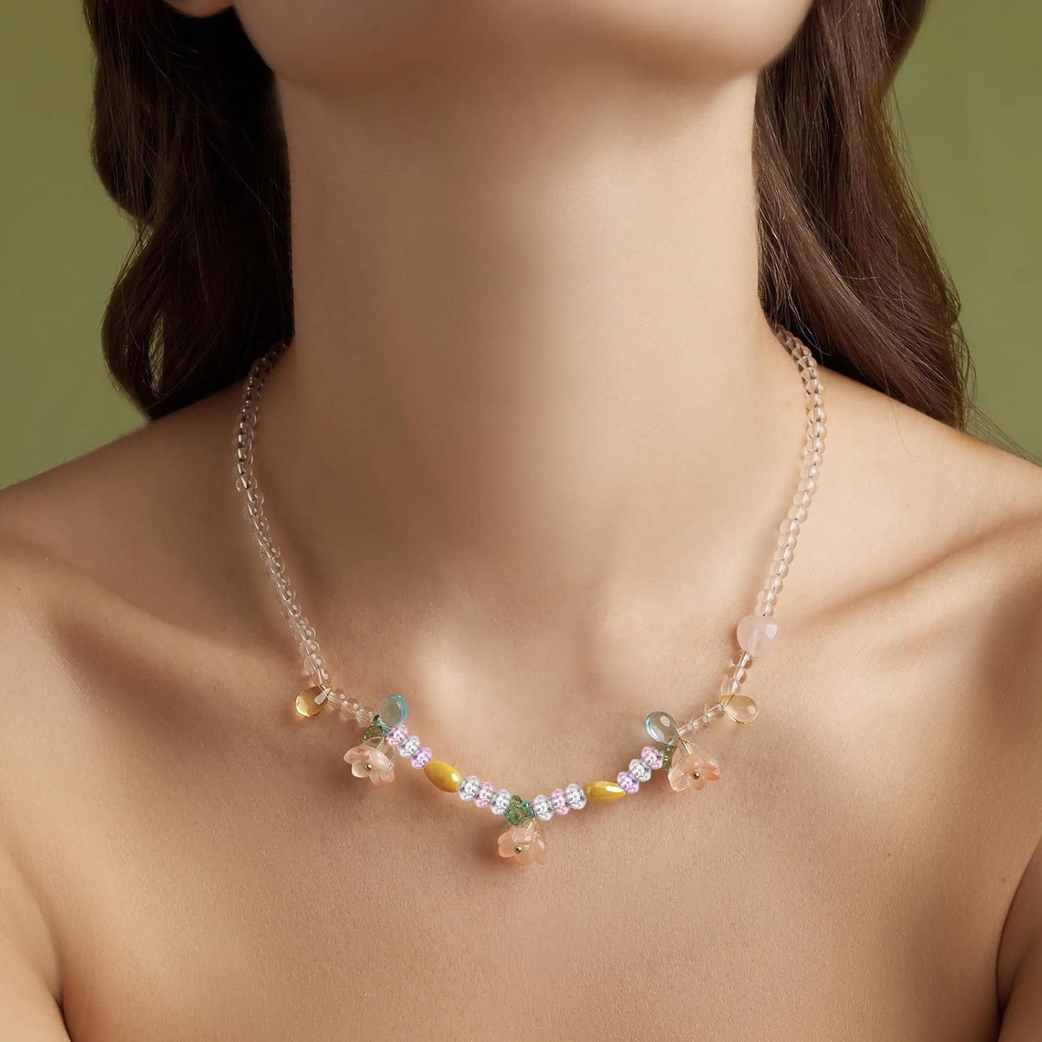 HARFINGTON 50Pcs 14mm Large Hole Acrylic Beads Blue European Loose Round Faceted Rhinestone Craft Bead for DIY Bracelet Necklace Jewelry Making - Image 6