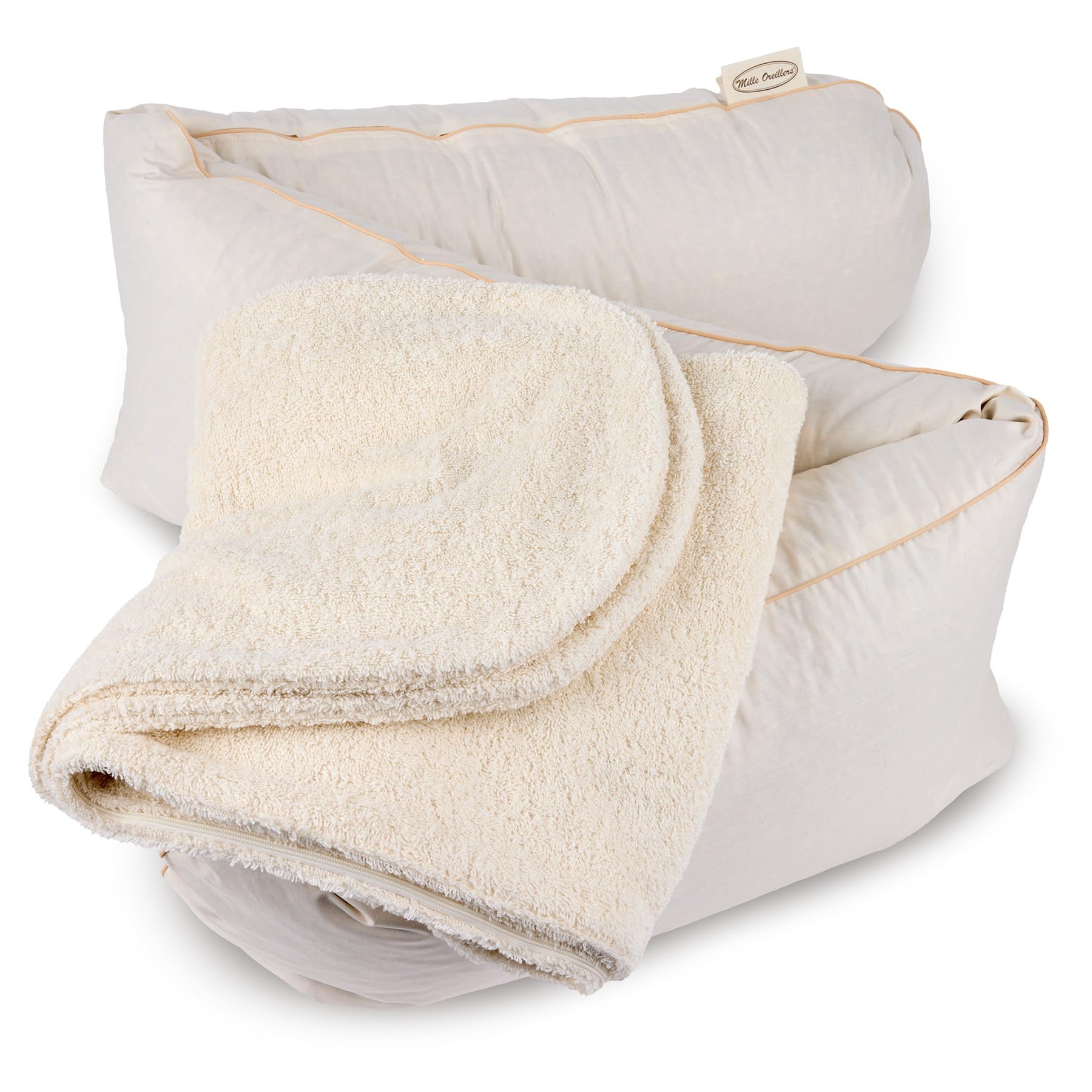 Mille Oreillers Coussin d'allaitement et maternité en Epeautre Bio