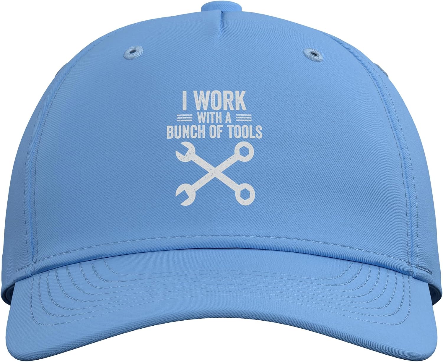 I Work with A Bunch of Tools Funny Mechanic Humor Adjustable Baseball Hat image 2