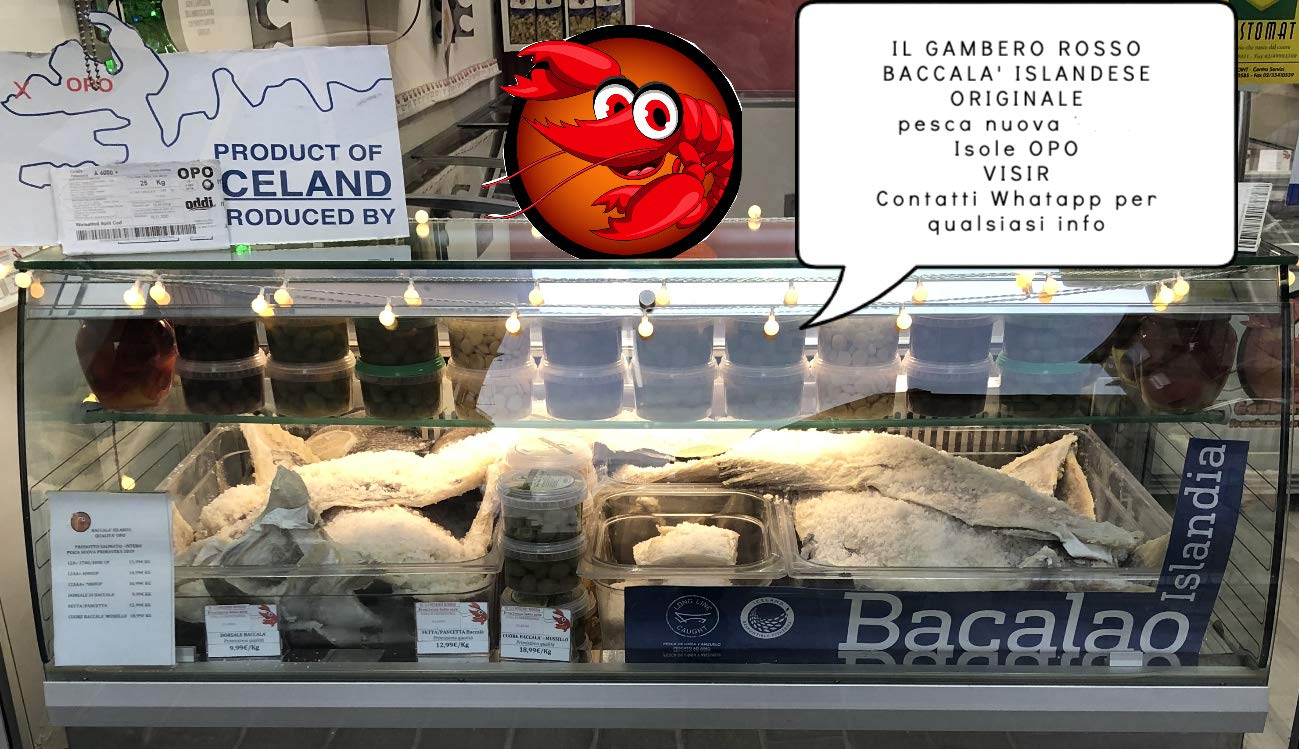 Baccalà Salinato Islandese Visir 12 AA (4 up) - 4,5 Kg c.a.
