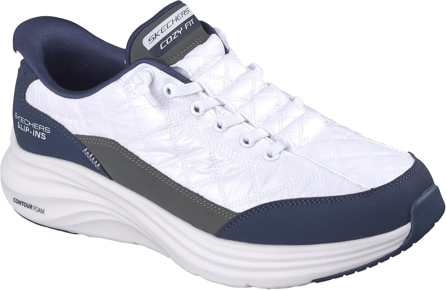 Skechers Men's Contour Foam Cozy Fit Hands Free Slip-in Shoes - Image 7