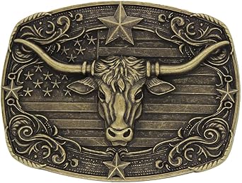Belt Buckle for Men Simple Western Cowboy Belt Buckle for Women Color 27