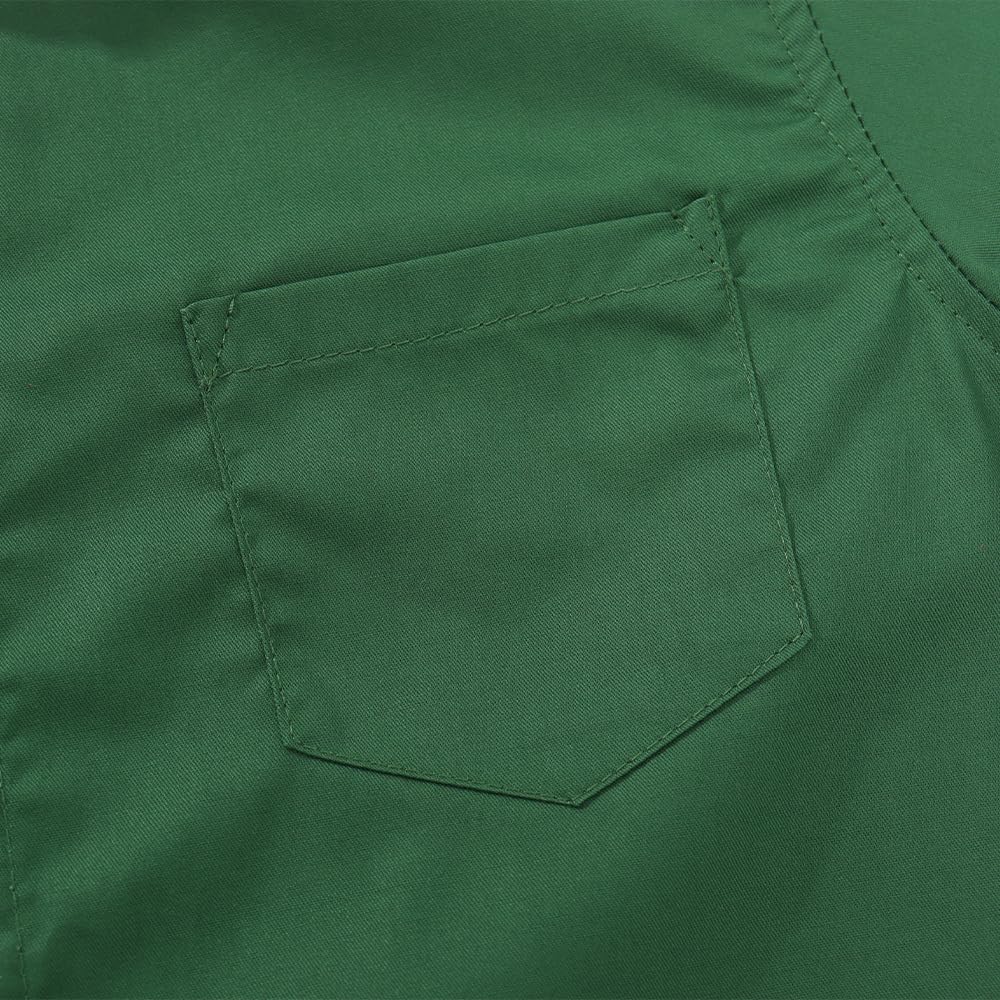 Spring&Gege Chemise boutonnée à manches longues en sergé tissé pour garçon
