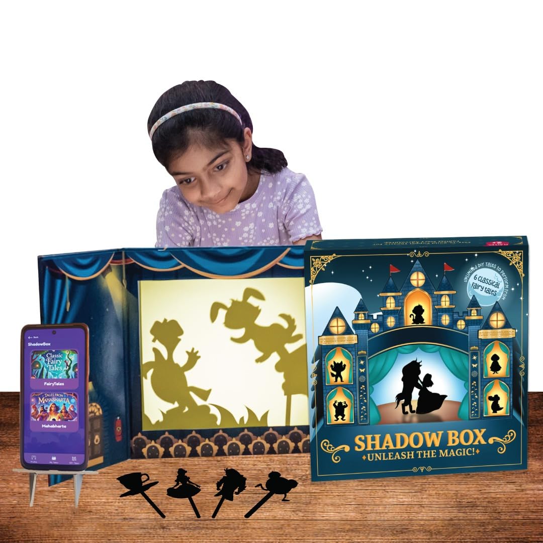 iOTales Shadow Box – Classic Fairy Tales | Shadow Puppetry Storytelling Kit for Kids (Ages 3–8) | Pretend Play Puppet Theater with Narration & Music | Screen-Free Gift & Educational Toy-image-37