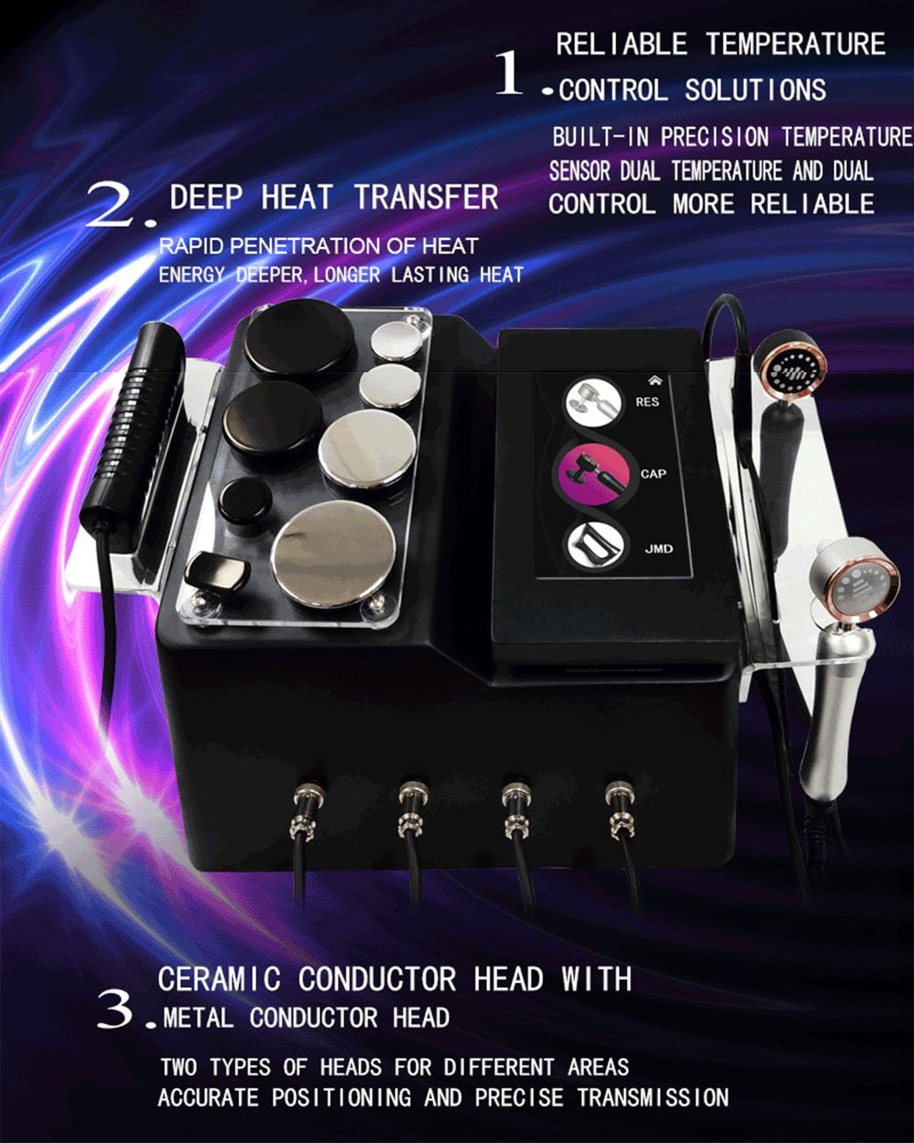Máquina de fisioterapia CET/RET/Tecar Terapia profesional para aliviar el dolor con Tecar, 448 khz, radiofrecuencia monopolar, Cet Ret, cuchillo de masaje, máquina para adelgazar el cuerpo, eliminació