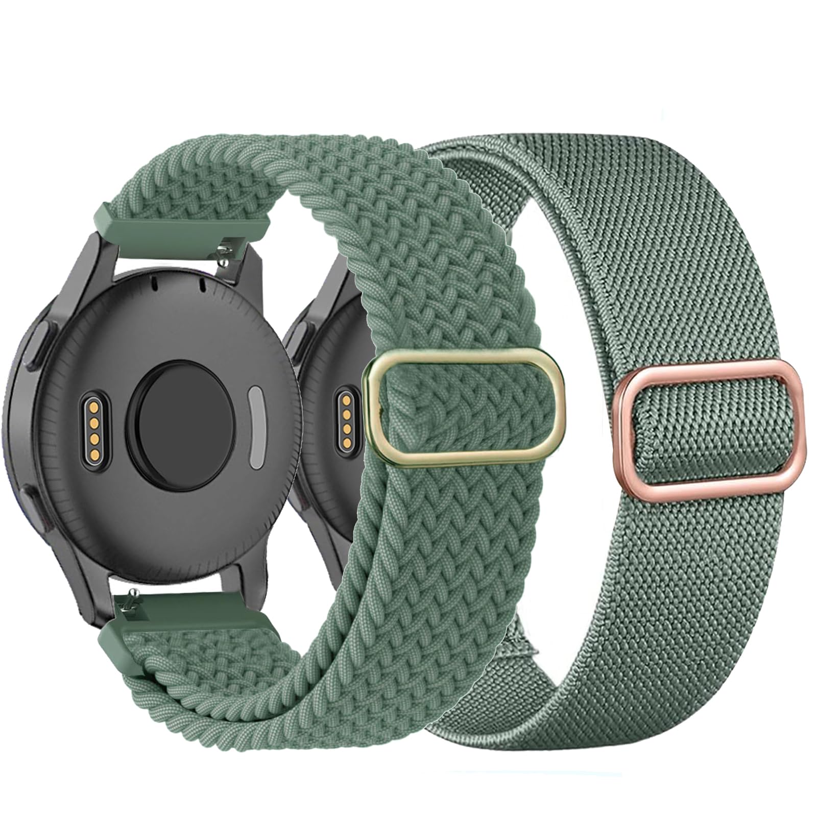 Elastische Nylon-Armbänder Für Garmin Smartwatches – Weich, Verstellbar, 3er-Pack