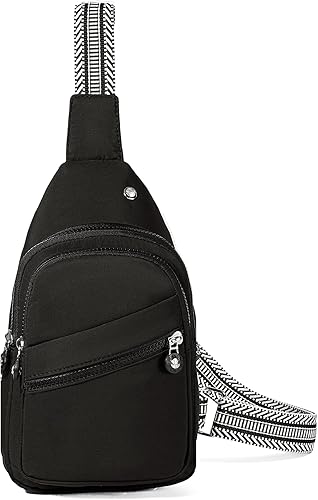 Miniatura 21 de EVANCARY Bolso bandolera pequeño para mujeres y hombres, mochila bandolera para viajes, al aire libre, senderismo Gris profundo