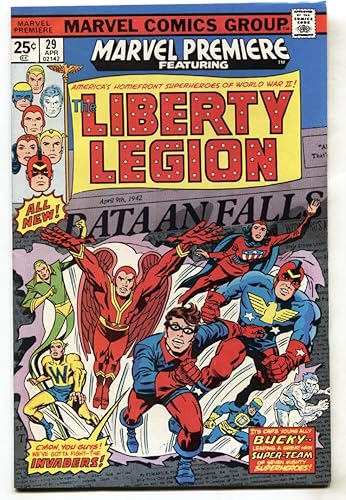 MARVEL PREMIERE #29--1976--Liberty Legion--Marvel--comic book--VF-