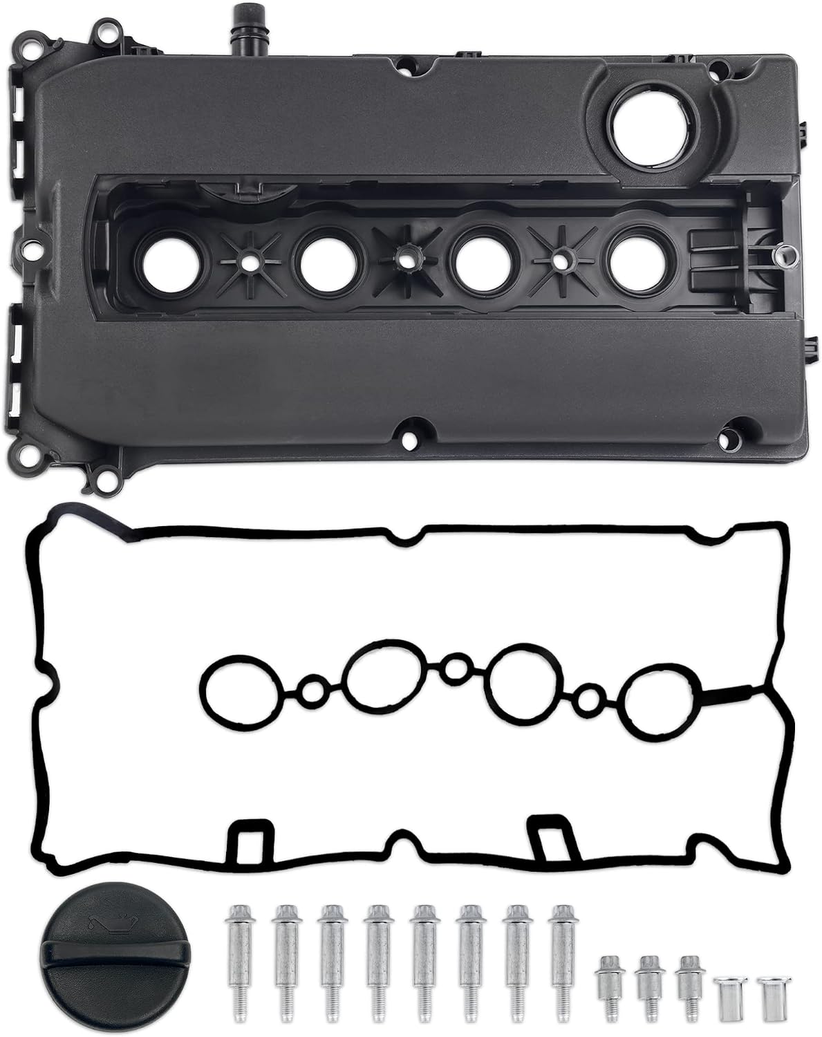 MOSTPLUS 55558673 Engine Valve Camshaft Rocker Cover Compatible with Chevrolet Cruze Sonic Aveo 55564395