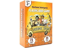 108 Feelings & Emotions Flashcard Game to Nurture Emotional Intelligence in Kids Ages 4-8