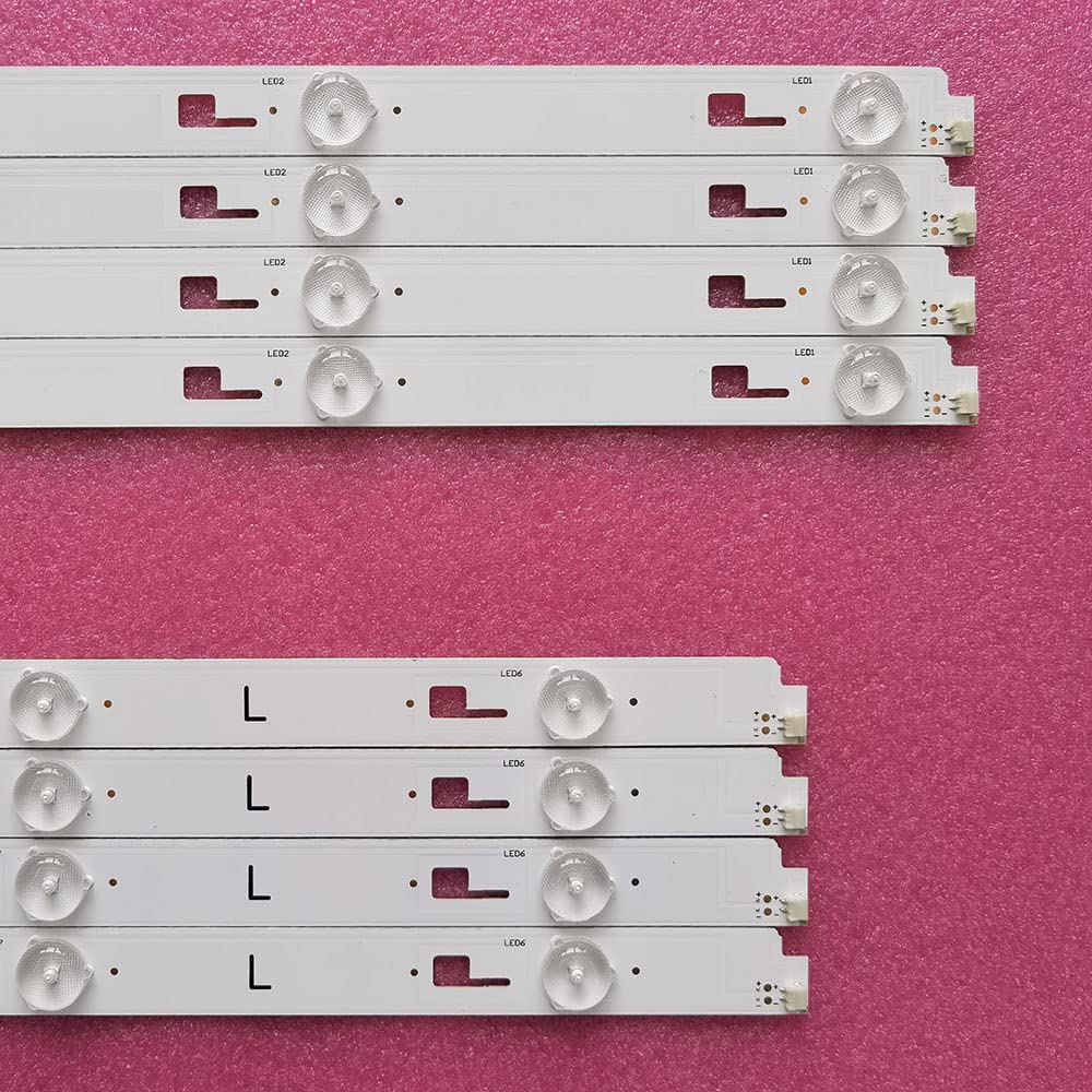 Kit Retroilluminazione LED Per TV Sony 49 Pollici – Compatibile Con KD-49XD7005, KD-49XD7066, KD-49x8005C – Strisce LED 4R+4L, Alta Luminosità 700 Nit - 5