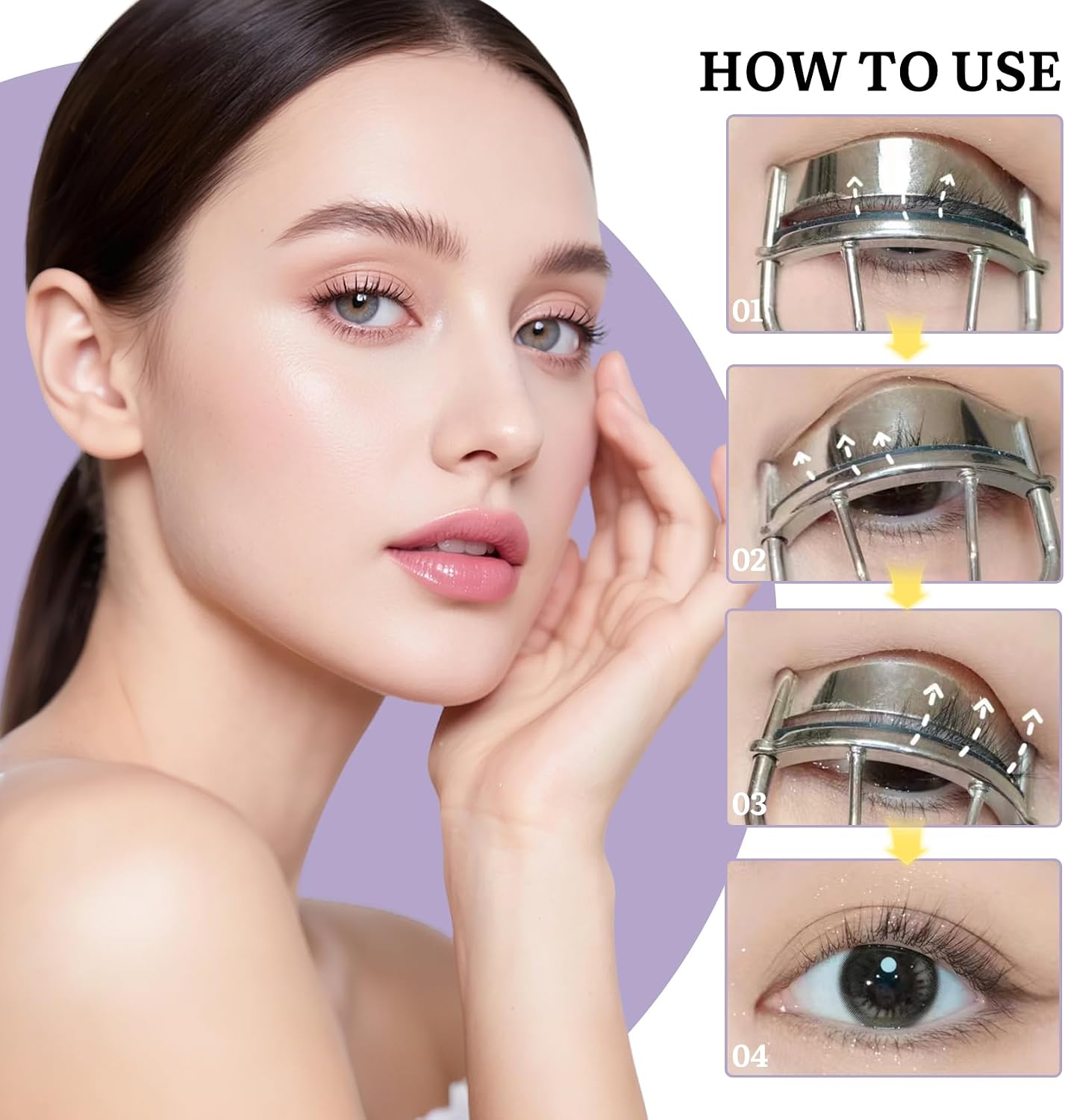 Eyelash Curler&Eye Lash Curler 2 Pack—The Gentle Lash Styling Tool,Easy to Use for All Eye Shapes.Lightweight Design Lifts&Curls Lashes Naturally with a Comfortable Grip