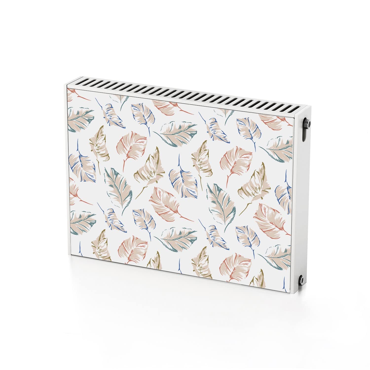 Habillage Magnétique Radiateur 80x60 - Décoration Motif Feuilles