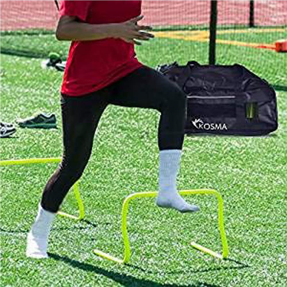 Kosma Pack Of 6 Agility Hurdles Multi-Sport Speed Training Aid - Size - View #3