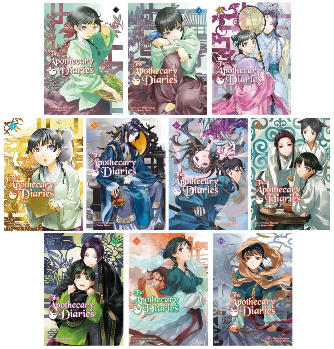 The Apothecary Diaries (Light Novel) Series 10-Book Set (Vol.1 to Vol.10) - Mystery, Historical & Intrigue