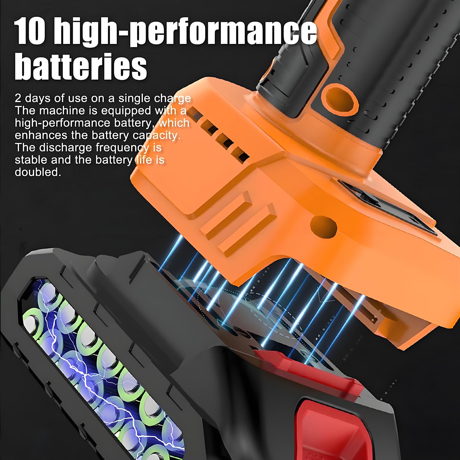 Cizallas De Poda Eléctrica, Secateurs Inalámbricos De Apertura De 30 Mm Y Tijeras De Poda con Una Varilla Telescópica De 1.35-2.15m, Pantalla Led, Impermeable Ipx5, Loppers Sin Escobillas Sk5 para