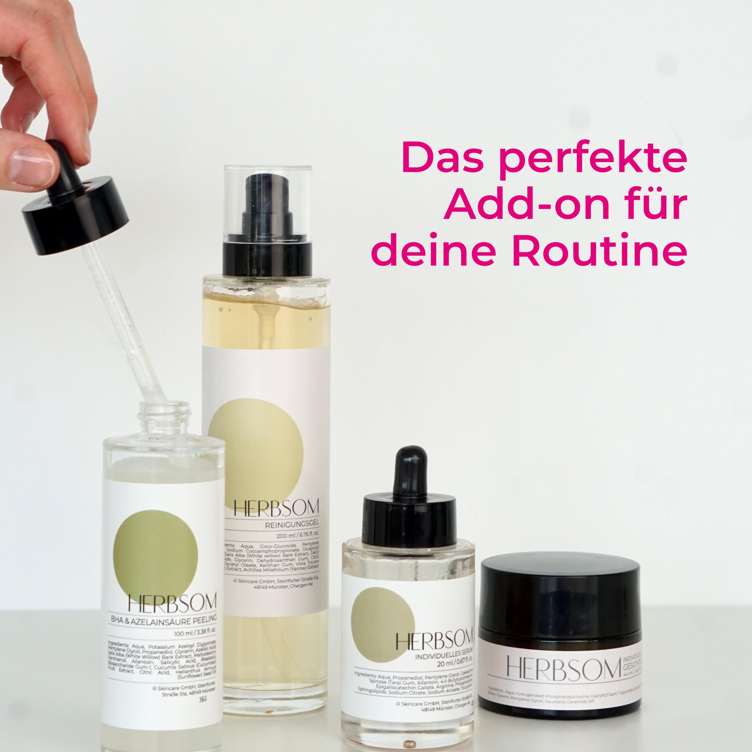 BHA & Azelainsäure Peeling I reinigt porentief, gegen verstopfte Poren und Unreinheiten, für sichtbar reinere und ebenmäßigere Haut, besonders geeignet für Mischhaut und fettige Haut