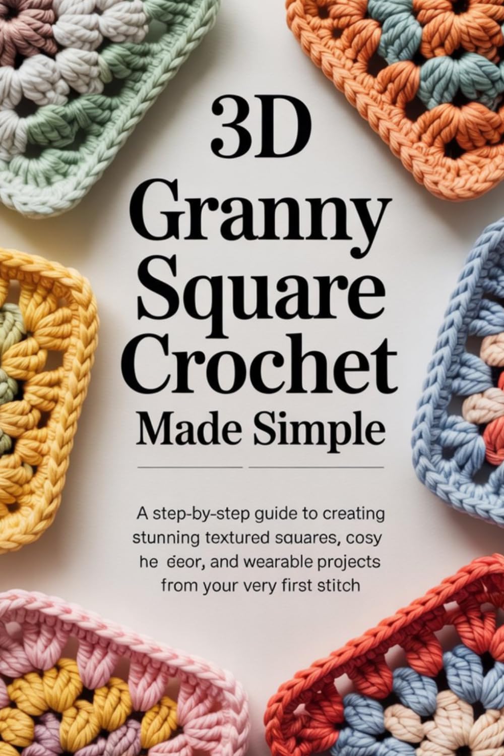 3D Granny Square Crochet Made Simple: A Step-by-Step Guide to Creating Stunning Textured Squares, Cosy Home Décor, and Wearable Projects from Your Very First Stitch