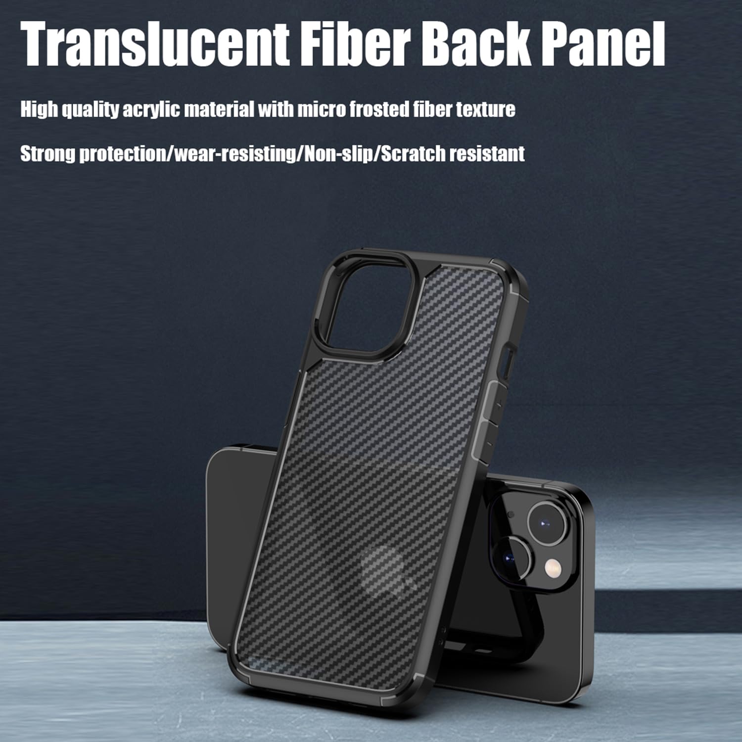 Order Ringke Fusion-X Design Case Compatible With IPhone 14 Pro 6.1 Inch , Clear Hard Back Heavy Duty Shockproof Advanced Protective TPU Bumper Phone Cover - Camo Black Now - View #4