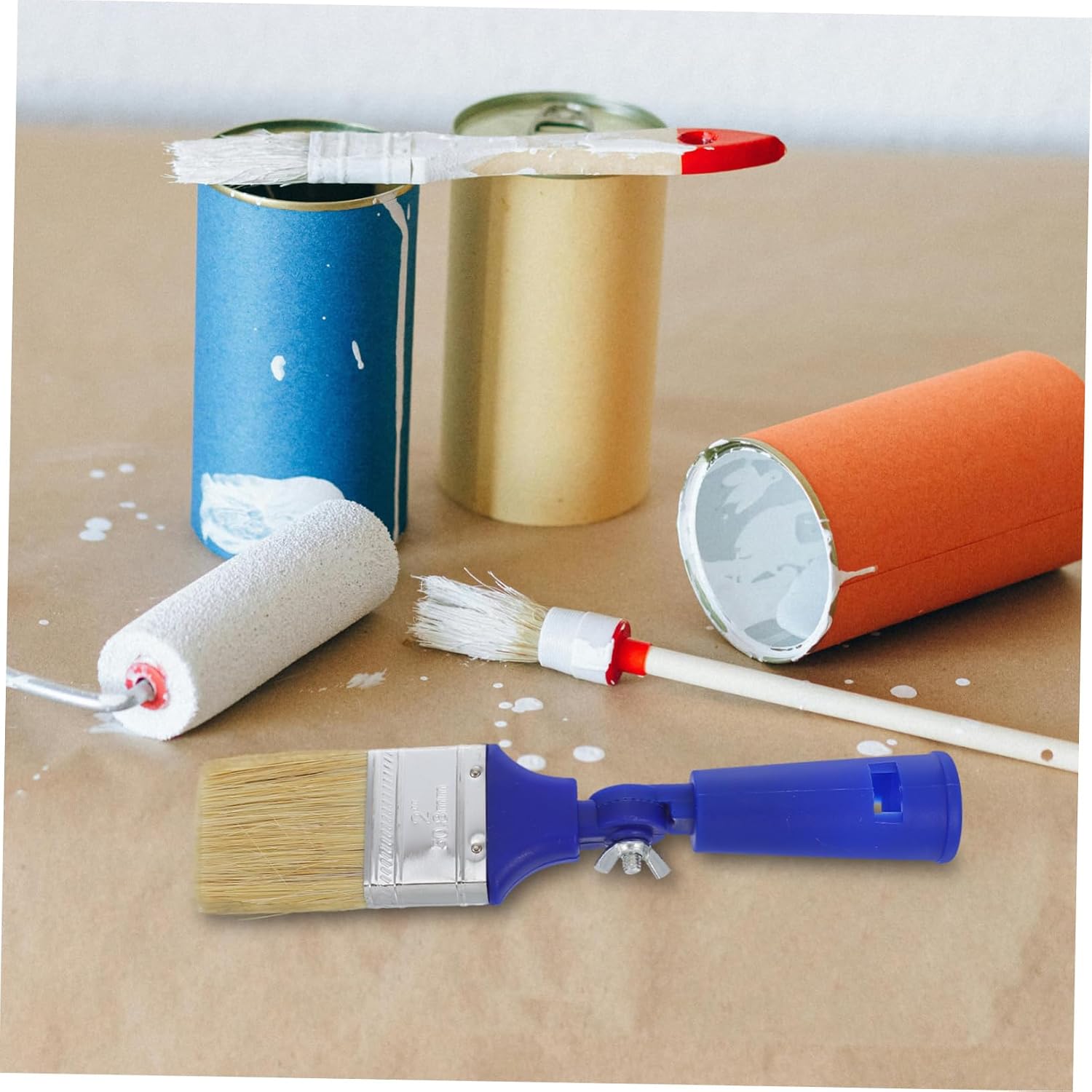 270degree Adjustable Paint Brush for Wall and Acrylic Stains No Missed Spots Versatile Application Easy Maintenance for Projects