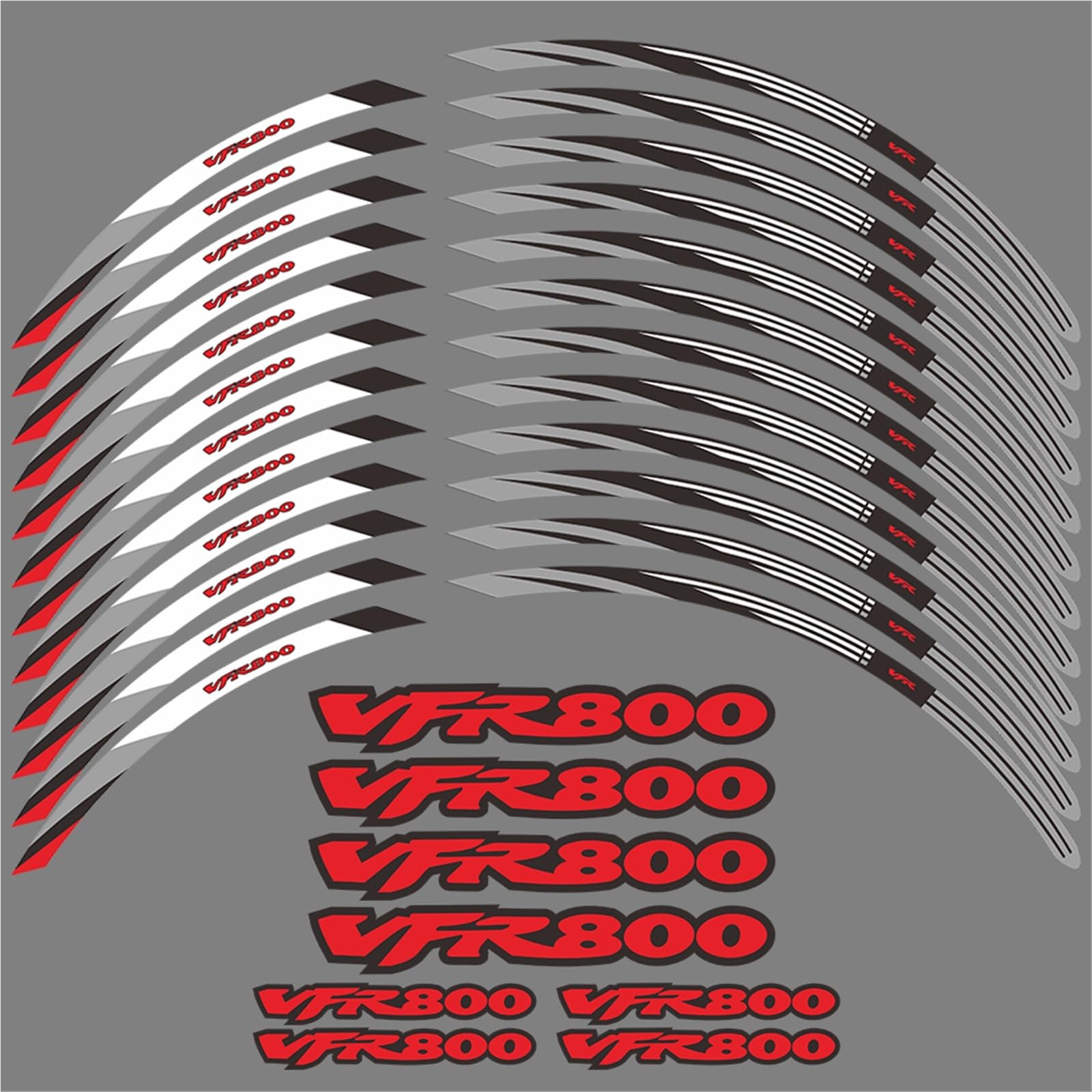 Motorcycle Wheel Sticker Rim Tape Waterproof Decal for VFR 800X 800 X VFR800X Crossrunner Accessories