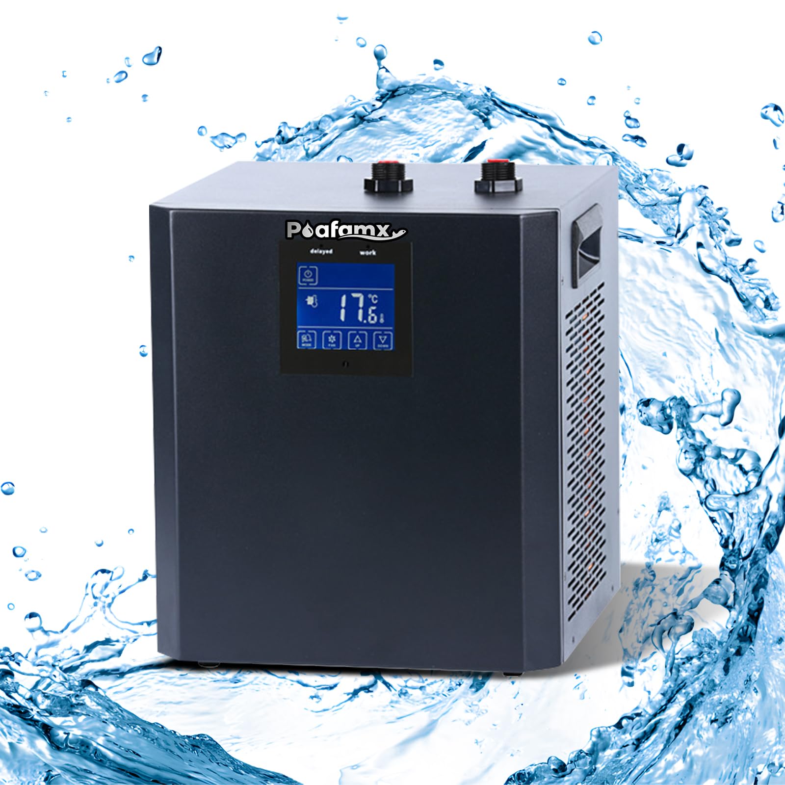 Amazon | Poafamx 水槽クーラー 300L タッチスクリーン 18-26℃調整可能