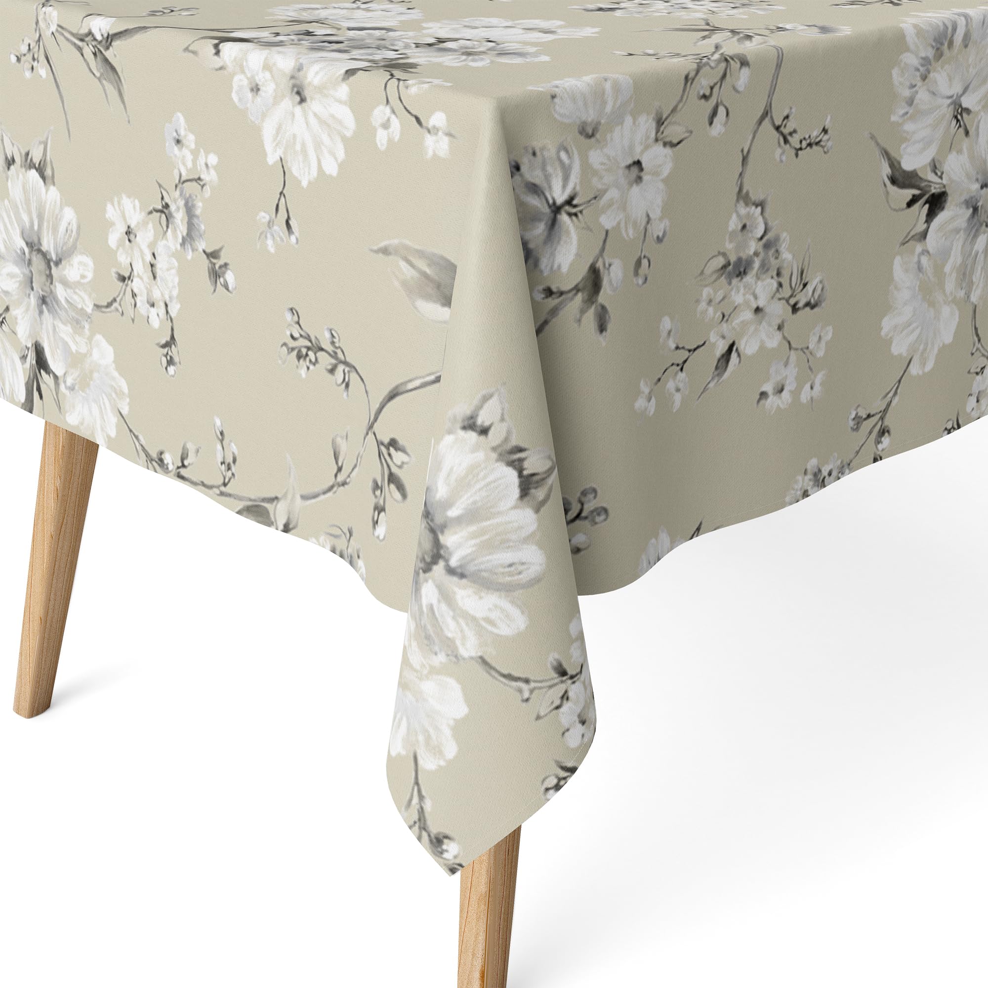 Martina Home Daniela Resin Tablecloth Beige 240 x 140 cm