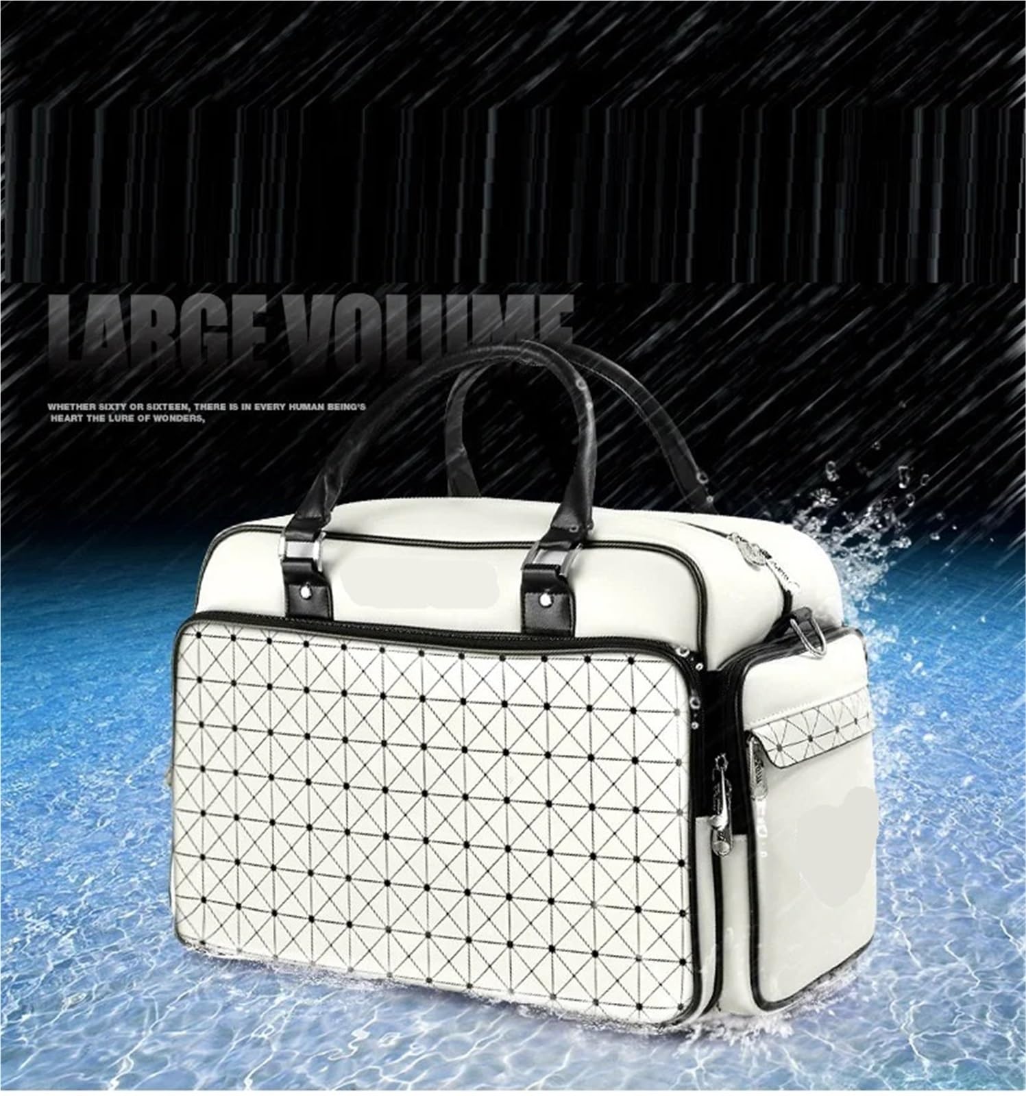 Golftaschen, große Kapazität, Golfbekleidungstaschen, wasserdichte Golfschuhtasche, doppellagige Sporthandtaschen für Herren,Damen