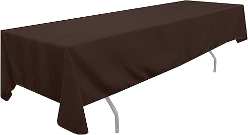 Miniatura 2 de ULTIMATE TEXTILE Modern Damask Kenya - Mantel rectangular (60 x 90 pulgadas), color marrón chocolate