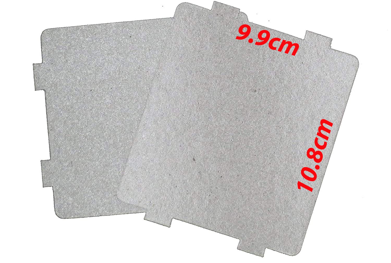 Rubik Large Microwave Waveguide Cover Plates MICA Sheet for Microwave Oven Filter, Pre-cut (10.8x9.9cm) Pack of 2pcs