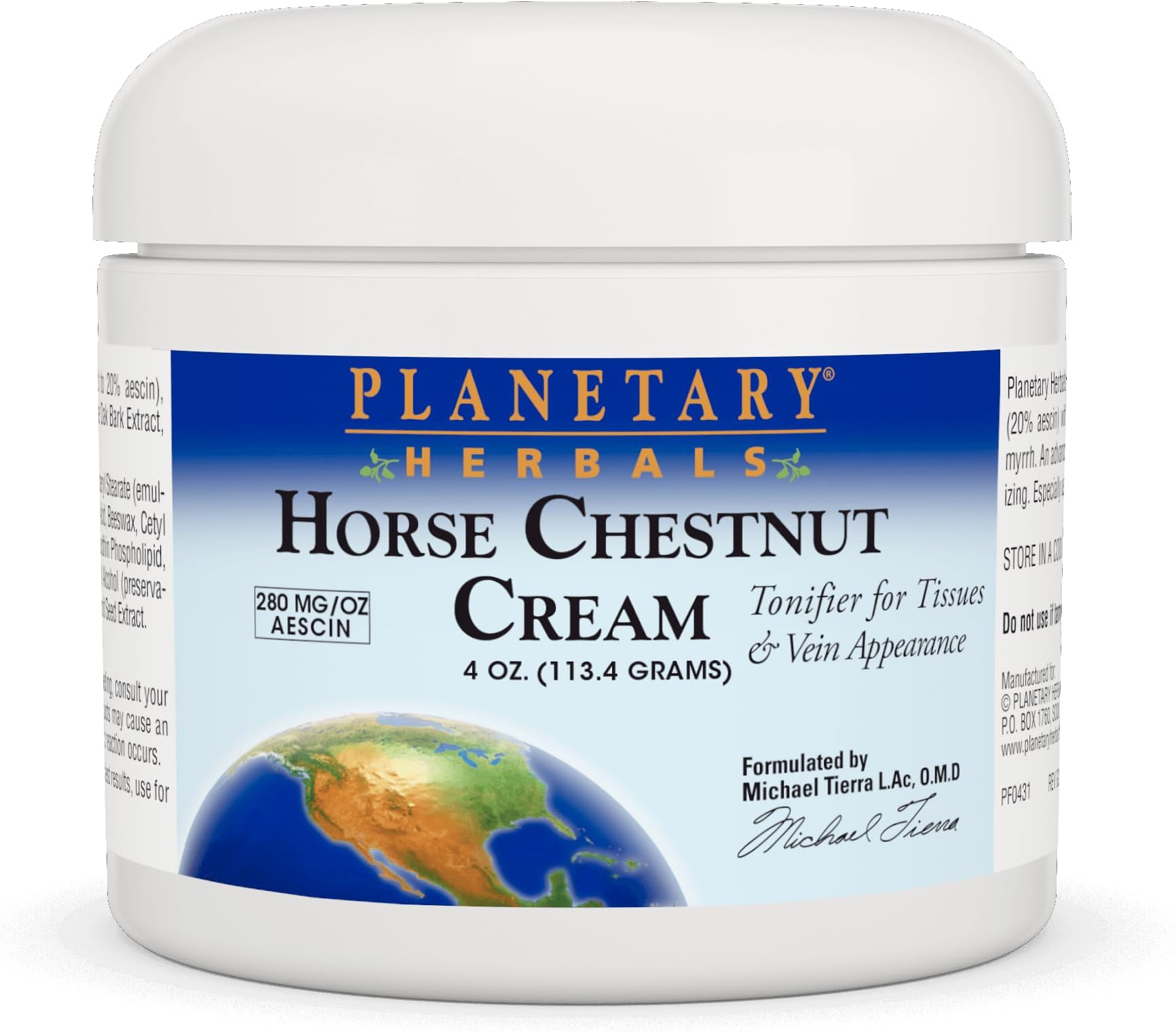 Planetary Herbals Horse Chestnut Cream Tonifier - 4oz