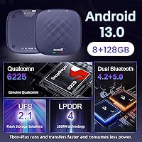 Vista 2 de Carlinkit CarPlay Android 13.0 AI Box Adapter, 3 en 1 CarPlay AI Box Max (Plus), Plug & Play, fácil configuración, tarjeta integrada de Google