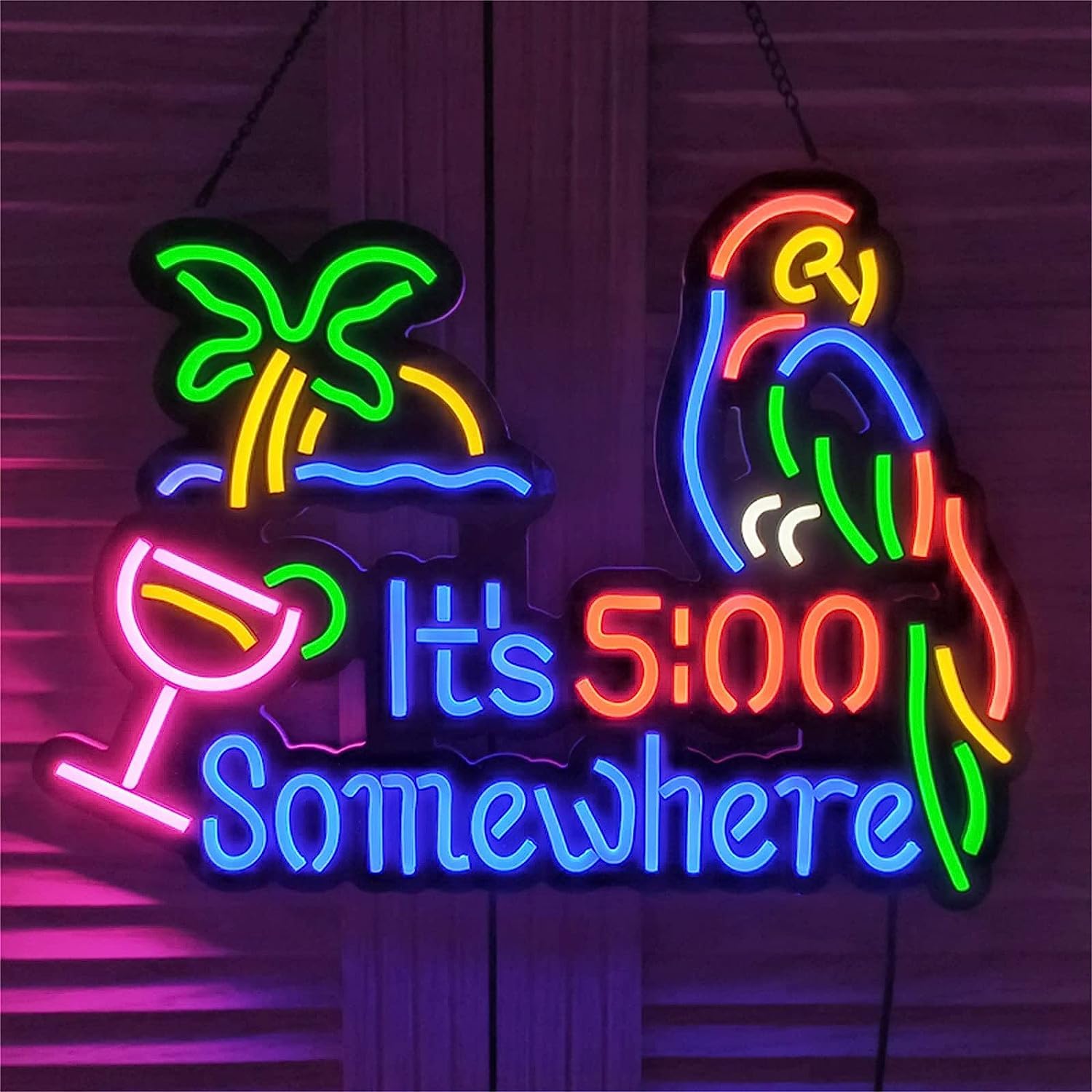 Insegne Luminose Insegna al Neon Personalizzabile a LED, luci notturne Insegna di Illuminazione Luminosa, 45X33 cm