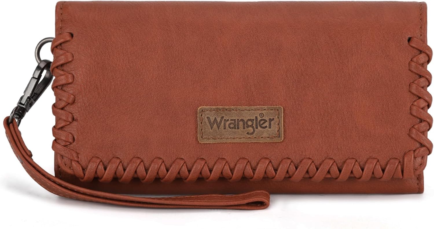 Wrangler Womens Wallet Wristlet Long Purse Designer Clutch Large Capacity Credit Card Holder For Women - View #4