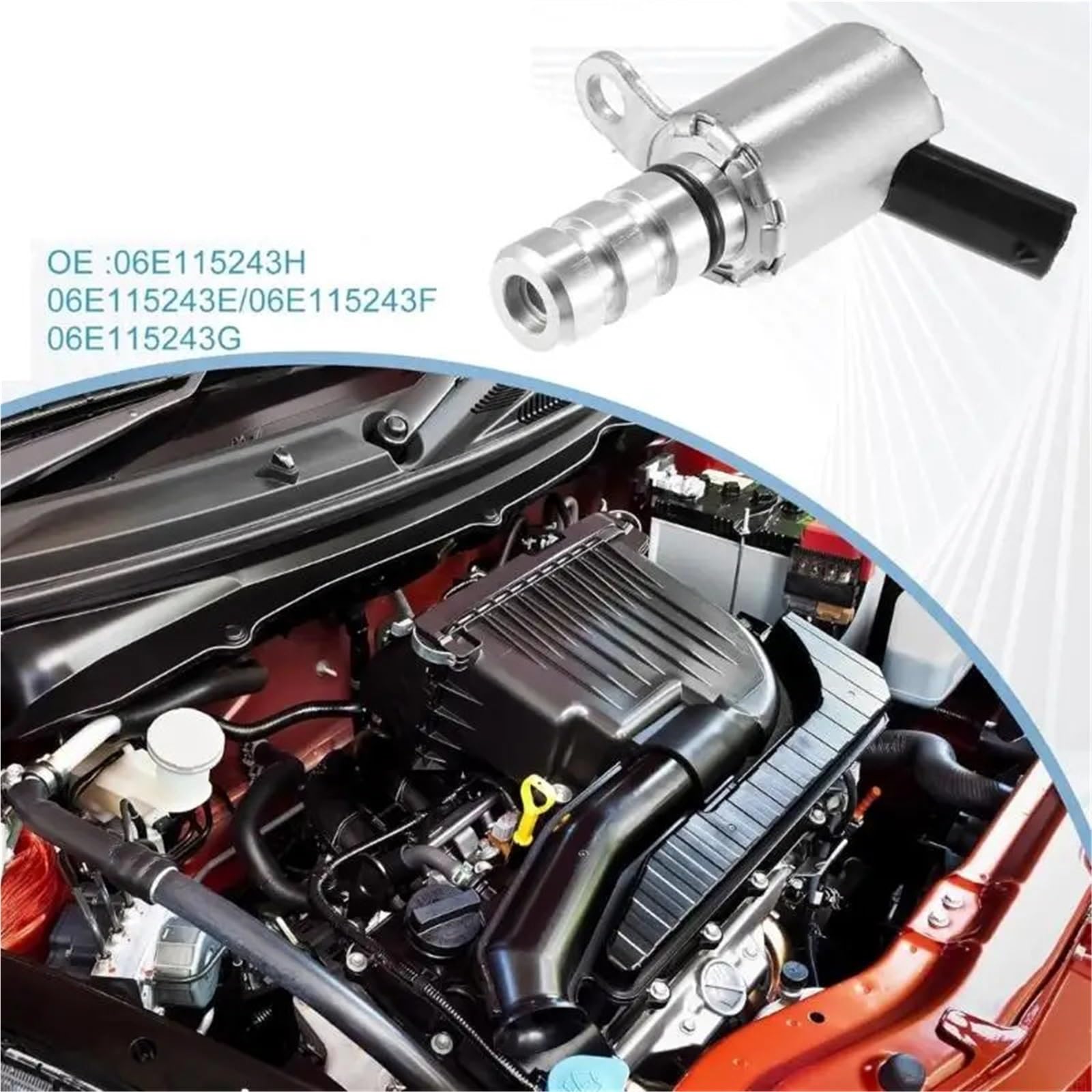 Valvola solenoide auto Adatto per applicazioni automobilistiche 06E115243H Elettrovalvole di ricambio per albero a camme