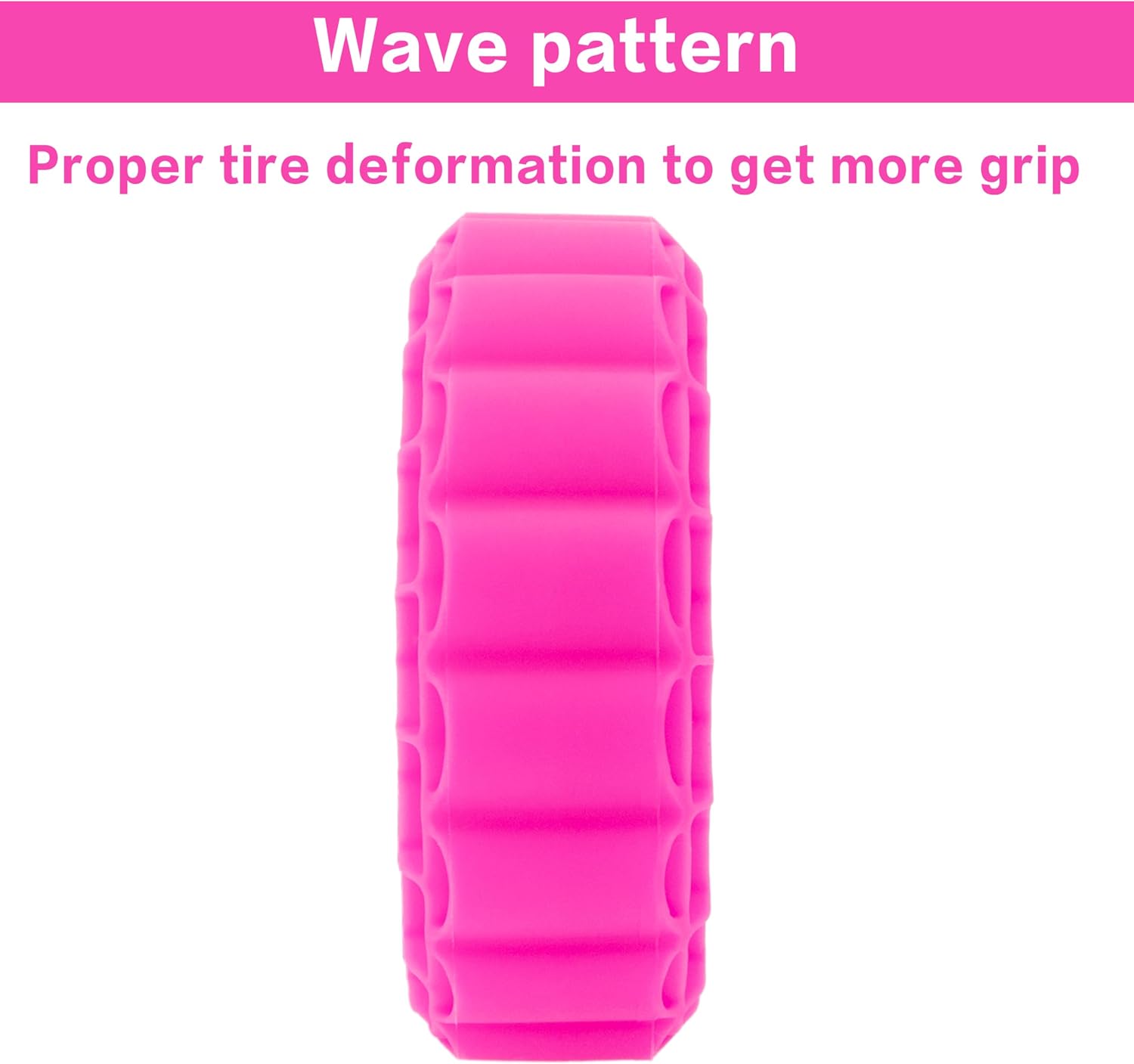 MEUS RACING Super Soft Silicone Rubber Inserts for 118-122mm 1.9" Tires (Super Soft)
