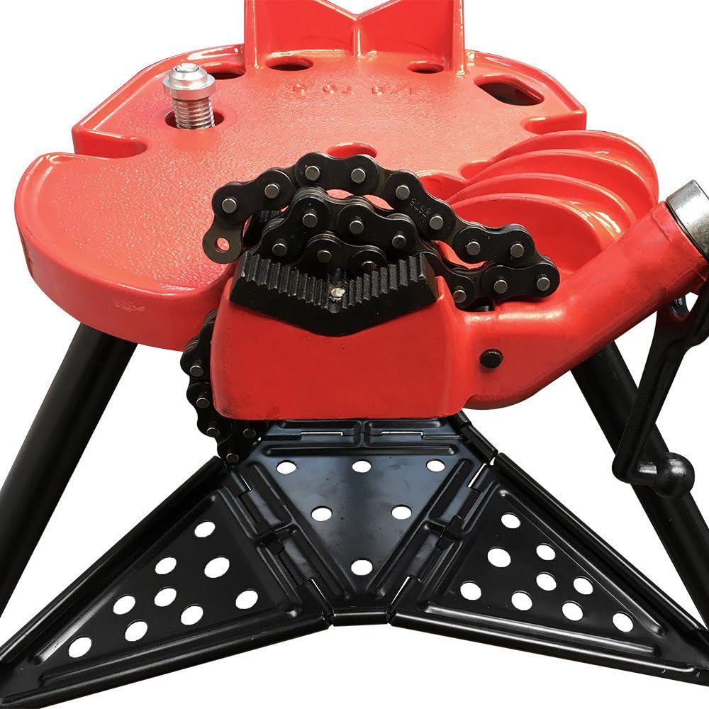 1/8'' - 6'' Portable Tristand Pipe Chain Vise