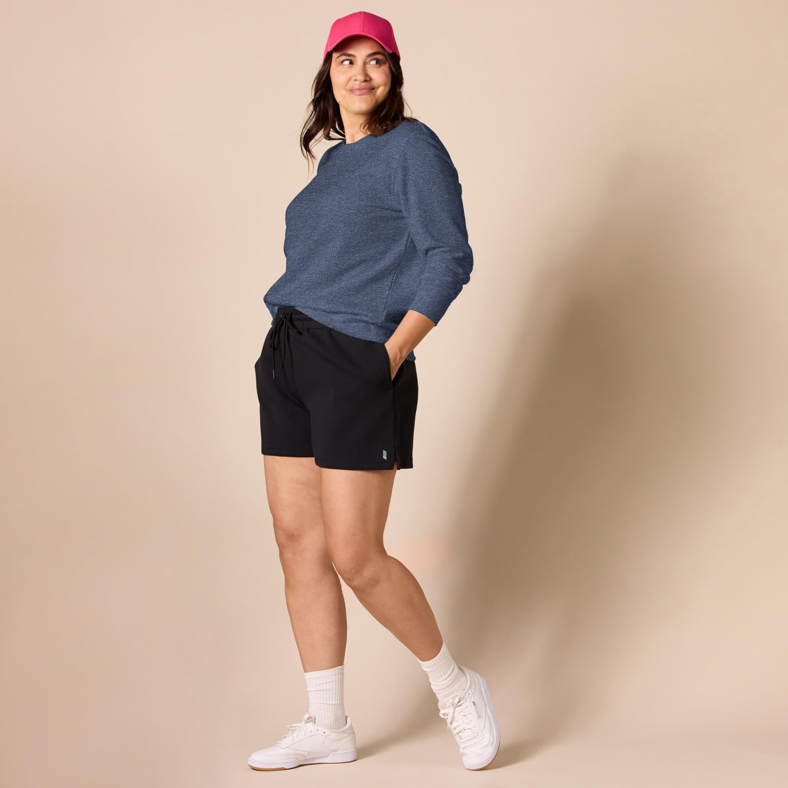 Amazon Essentials Mujer Sudadera con Cuello Redondo de Forro Polar (Disponible en Tallas Grandes) — view 172