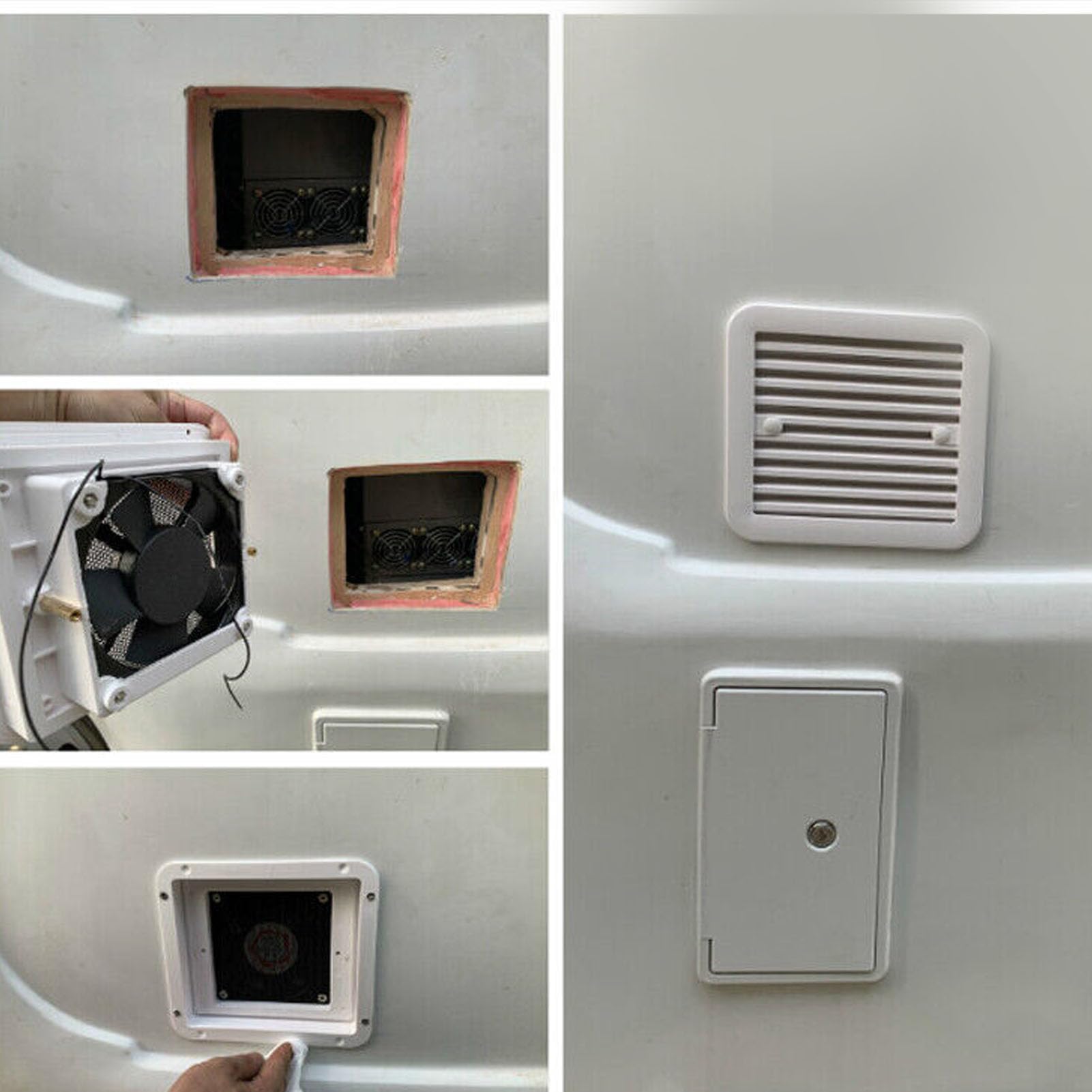 Fan de Ventilation Latérale 12V RV pour un échange Efficace dans les Remorques et les Bateaux