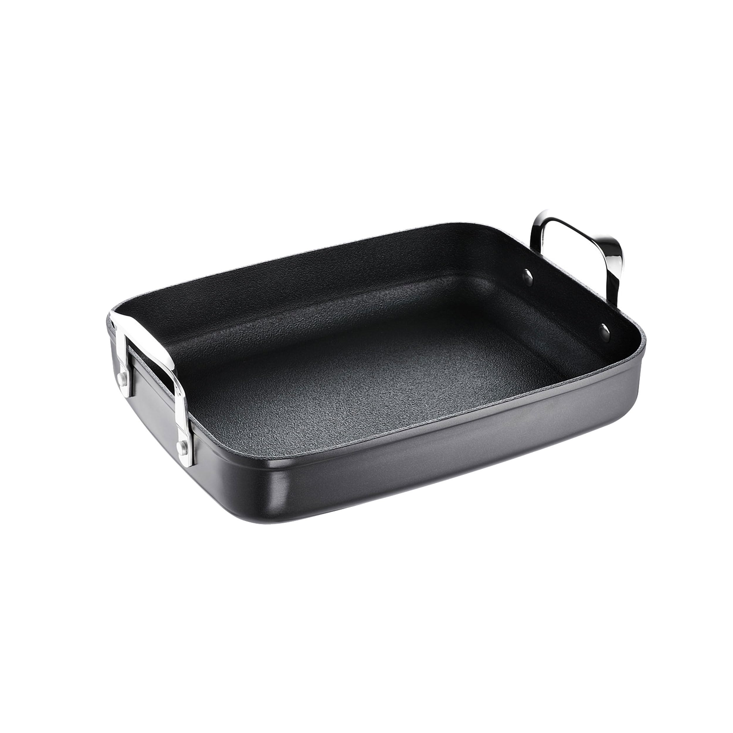 Asador cuadrado de aluminio para cenas familiares molde negro Schulte-Ufer
