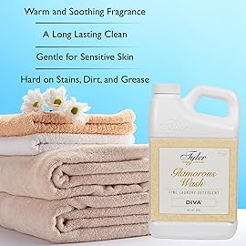 Tyler Glamorous Wash DIVA Fine Laundry Detergent with Stain Remover Pen - DIVA Liquid Detergent Designed for Clothing - Hand and Machine Washable - 32oz (DIVA)