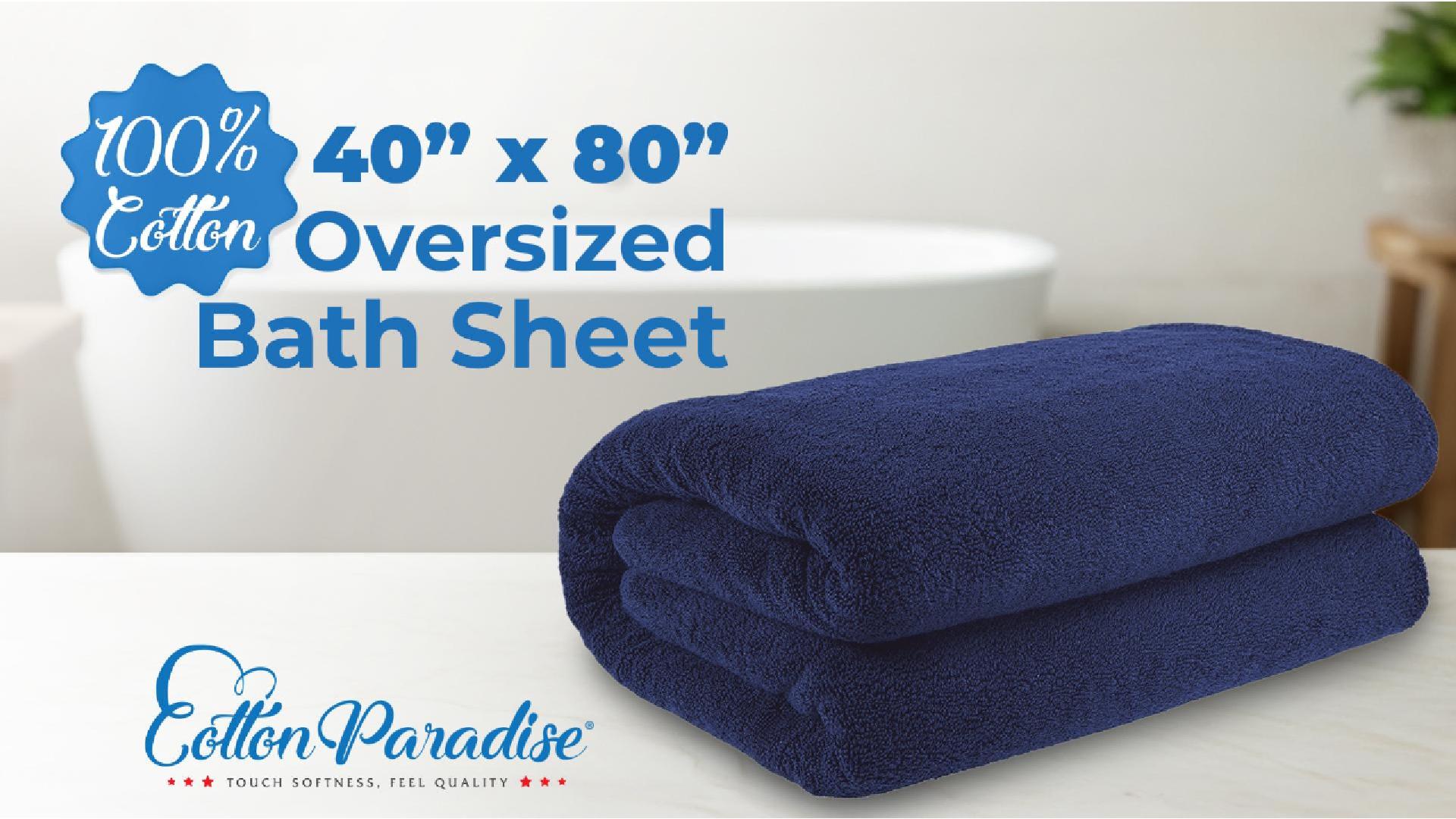 Amazon.com: Cotton Paradise 100% Cotton Turkish Towel Set, Soft