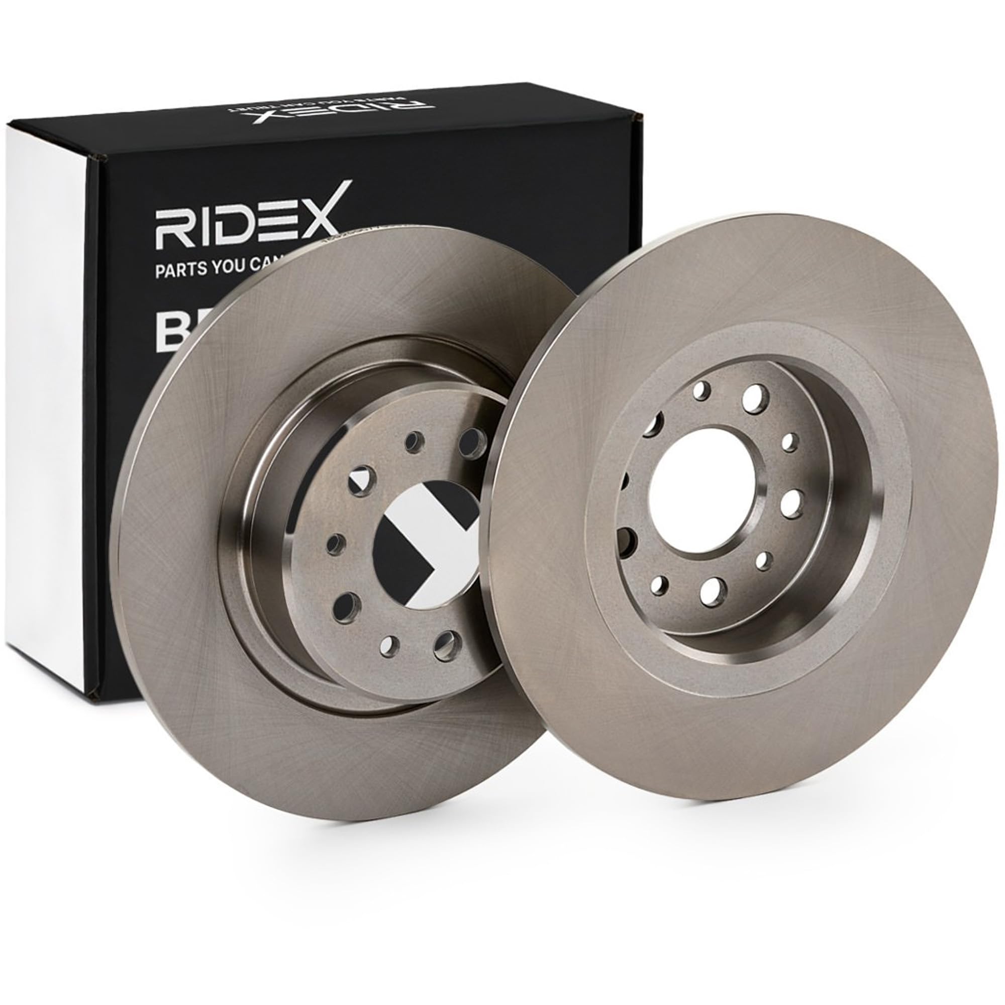 RIDEX 82B0100 2x Disco freno Posteriore senza viti/bulloni Compatibilità con ALFA ROMEO 147 937